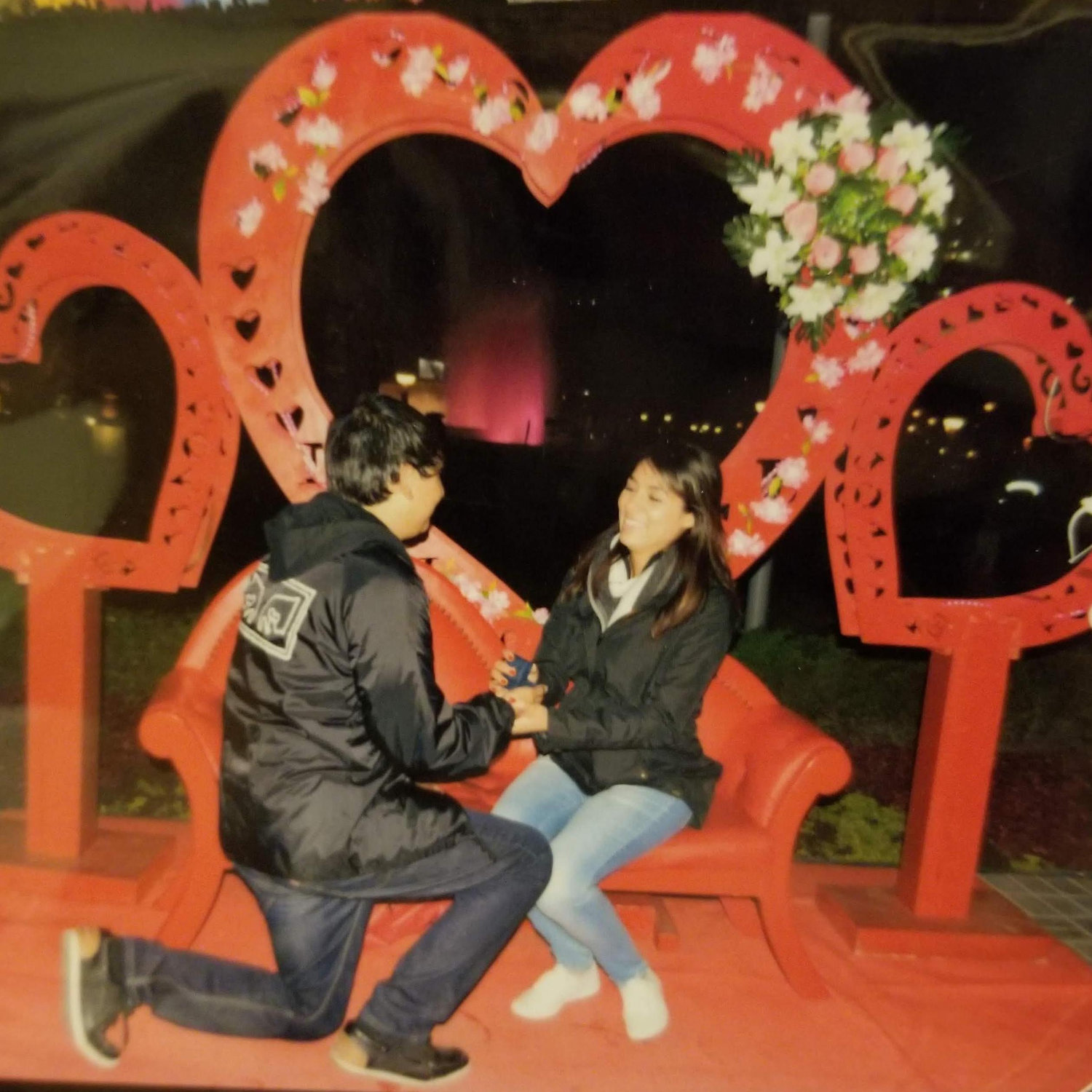 Down on one knee!