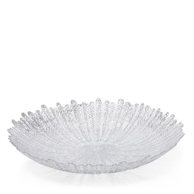 VIETRI Rufolo Glass Platinum Large Serving Bowl 100% Exclusive