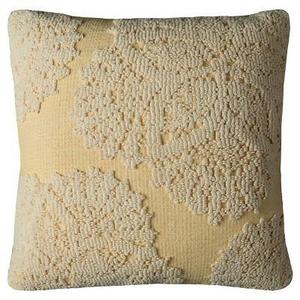 Yellow Medallion Throw Pillow (20"x20") - Rizzy Home®