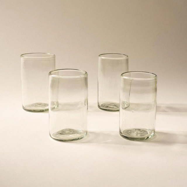 Handblown Tall Tumbler Set of 4