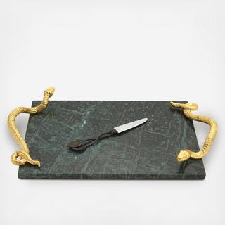 Rainforest Cheese Board with Knife