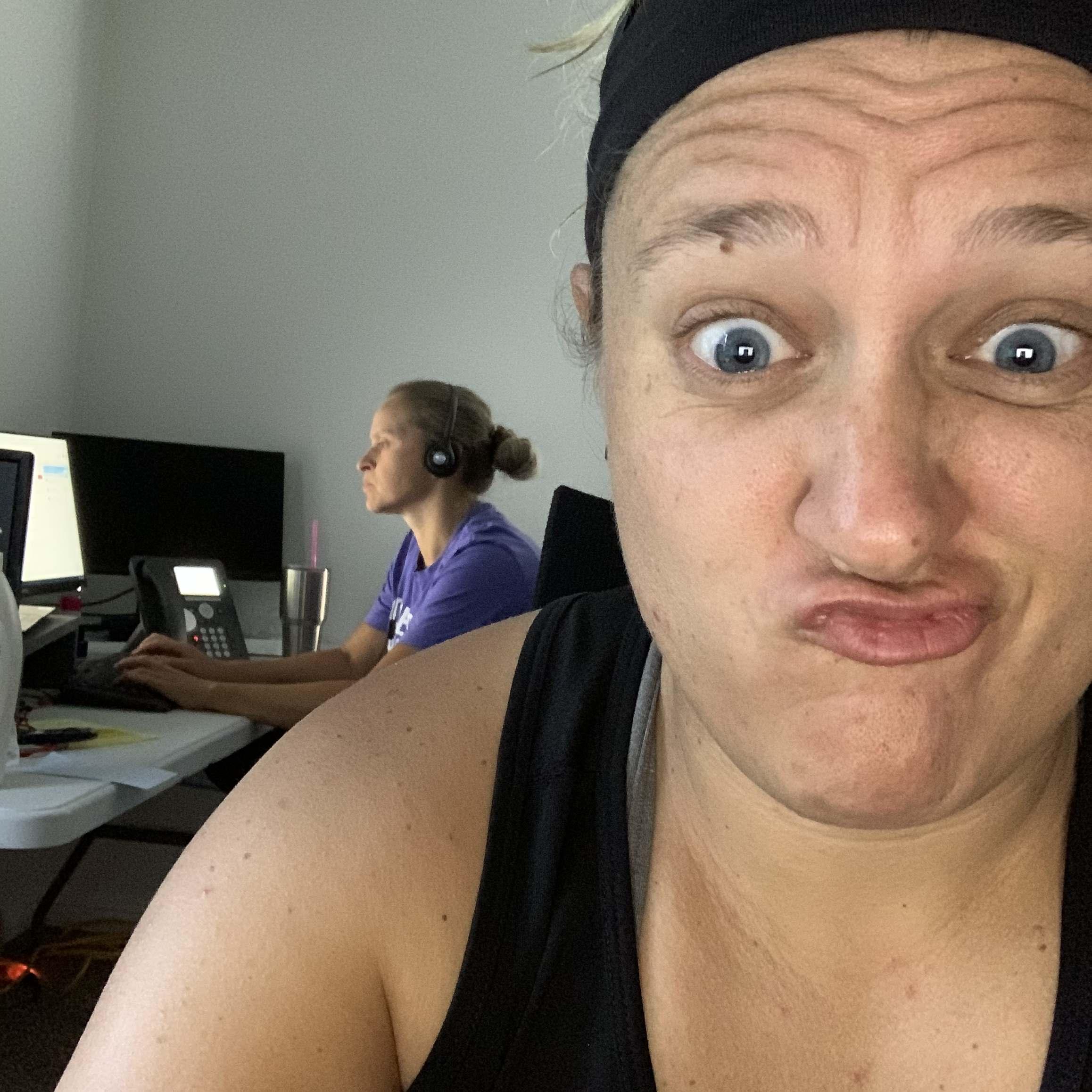 Both of us working from home
August 2020