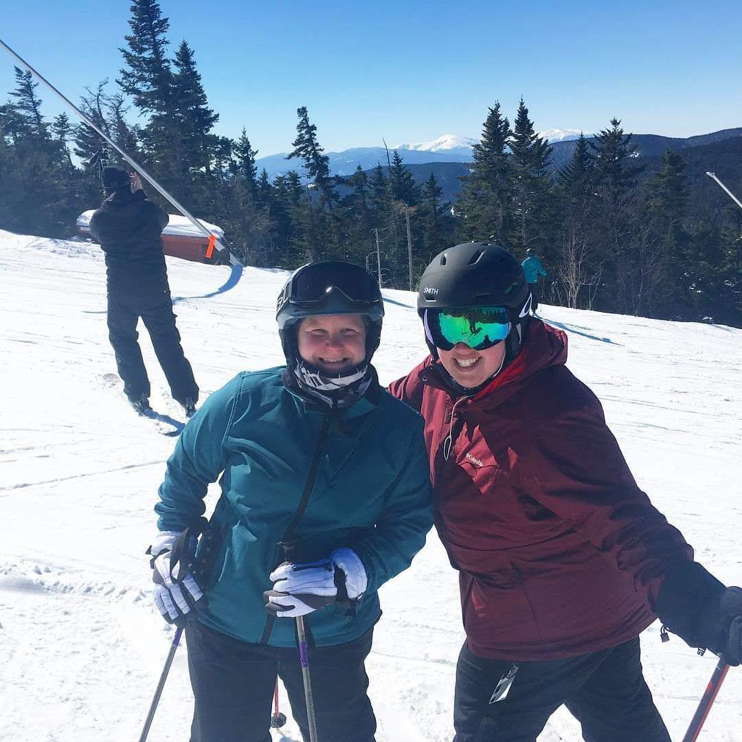 You know it's love when you learn to ski well into your 30's because she loves it. (Winter 2019)