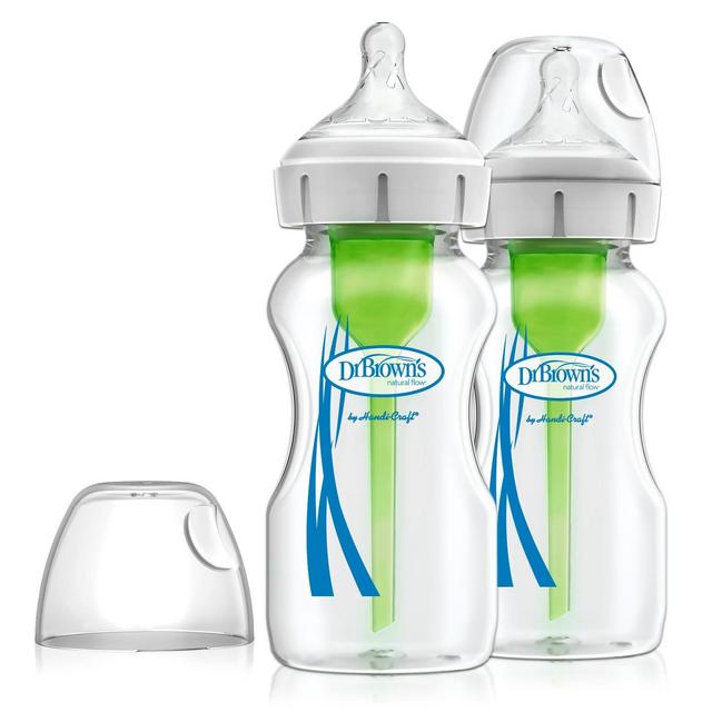 Dr. Brown's Options Glass Wide Baby Bottles - 2pk - 9oz