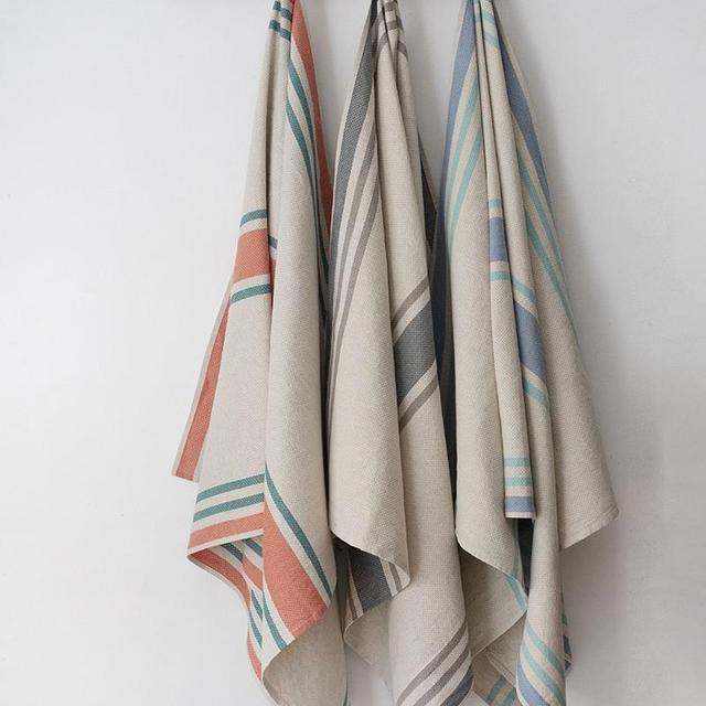 Huck Towel (Color: Coral)