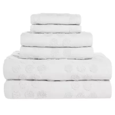 Wild Sage™ Fae 6-Piece Bath Towel Set in Lunar Rock Grey