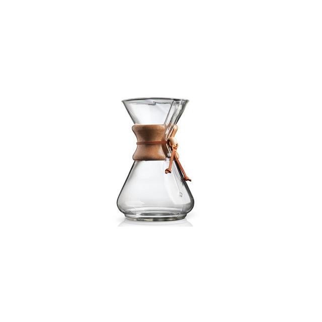 Chemex Pour-Over Glass Coffeemaker - Classic Series - 10-Cup - Exclusive Packaging