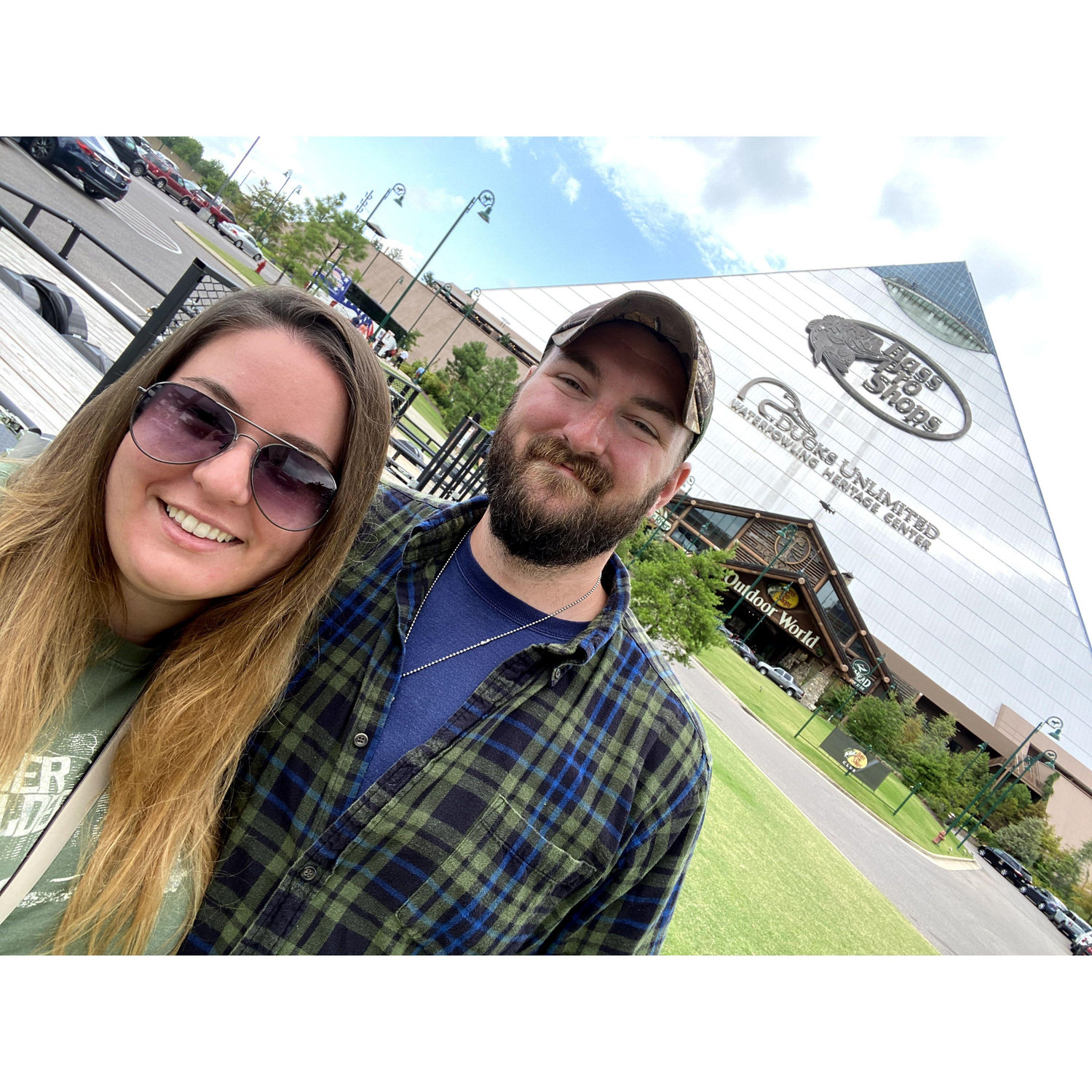On the way home from their first Arkansas trip Alex and Marcella stopped at the Bass Pro in Memphis!