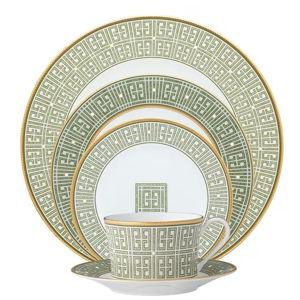 Noritake Infinity Collection Gold Trim Patterned Place Setting | Dillard's