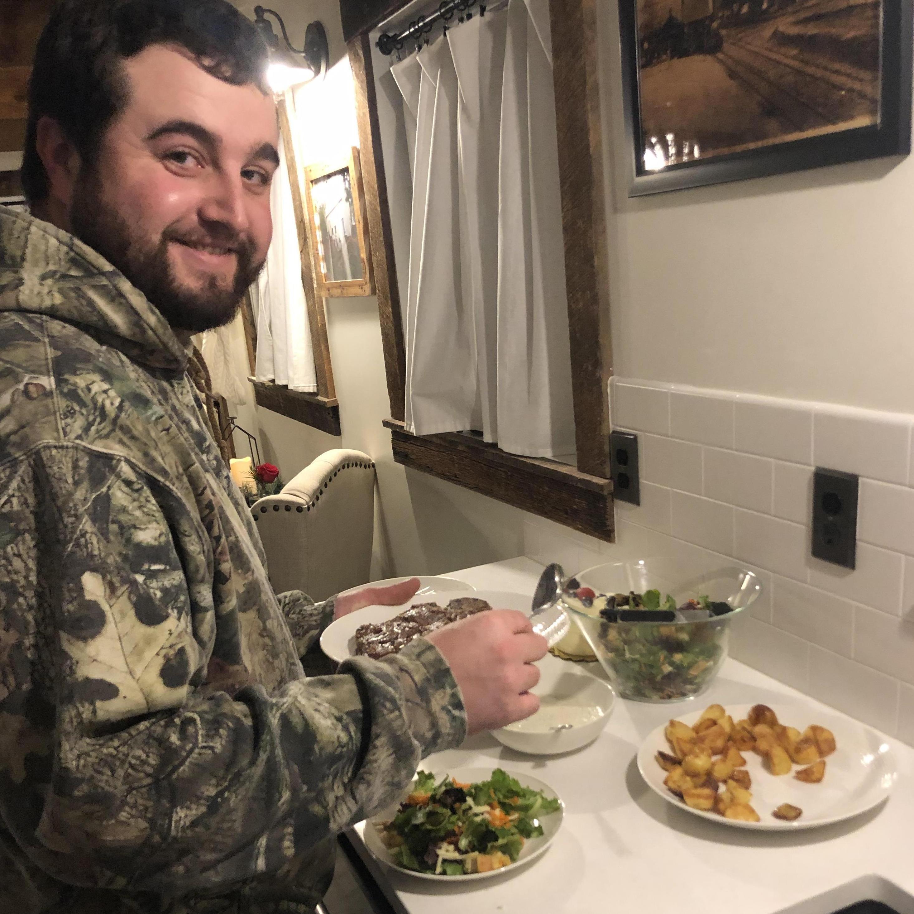 November 25, 2020. Not exactly the wedding reception we planned, but perfect nevertheless!