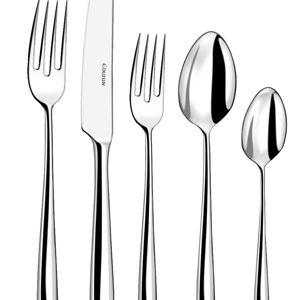 Fusain Five Piece Place Setting by Couzon - Stainless Steel Flatware