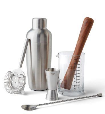 Our Table™ Preston 6-Piece Mixologist Set in Matte Silver