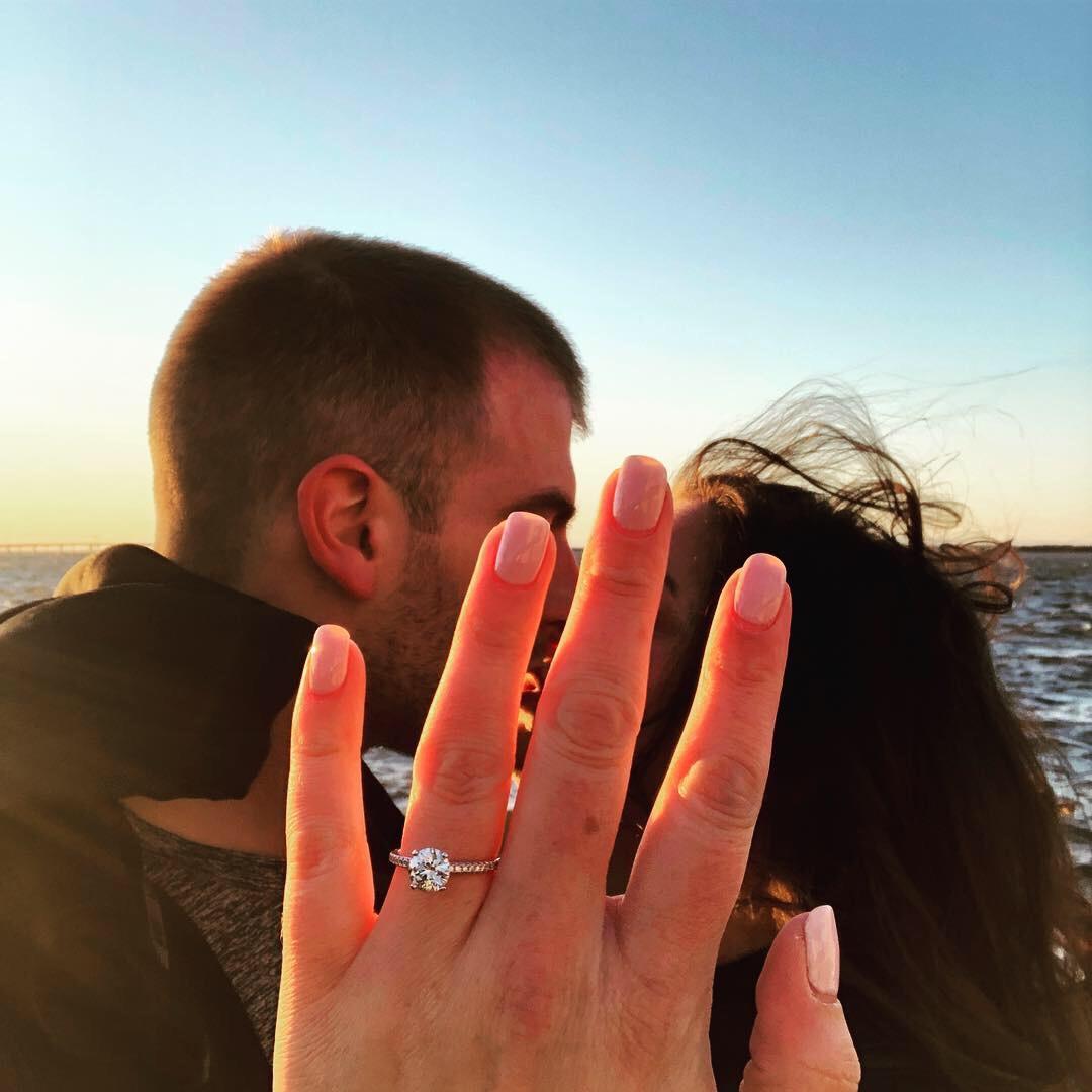 March 29, 2019: Chris popped the question!