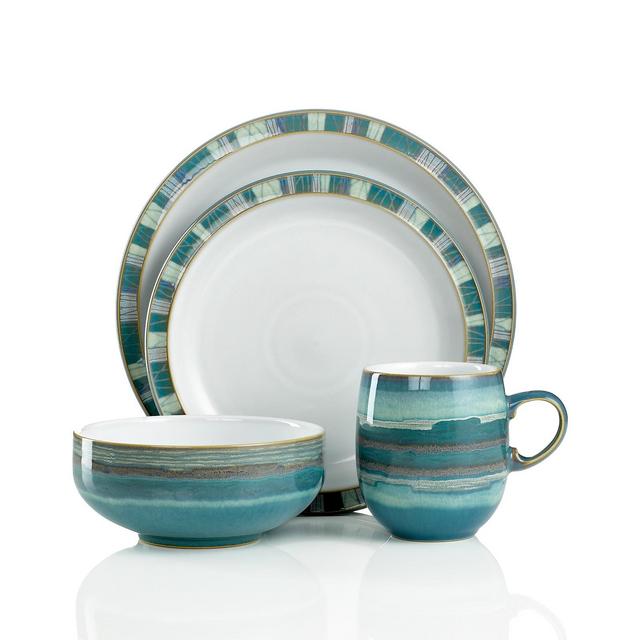 Denby Dinnerware, Azure Coast 4-Piece Place Setting