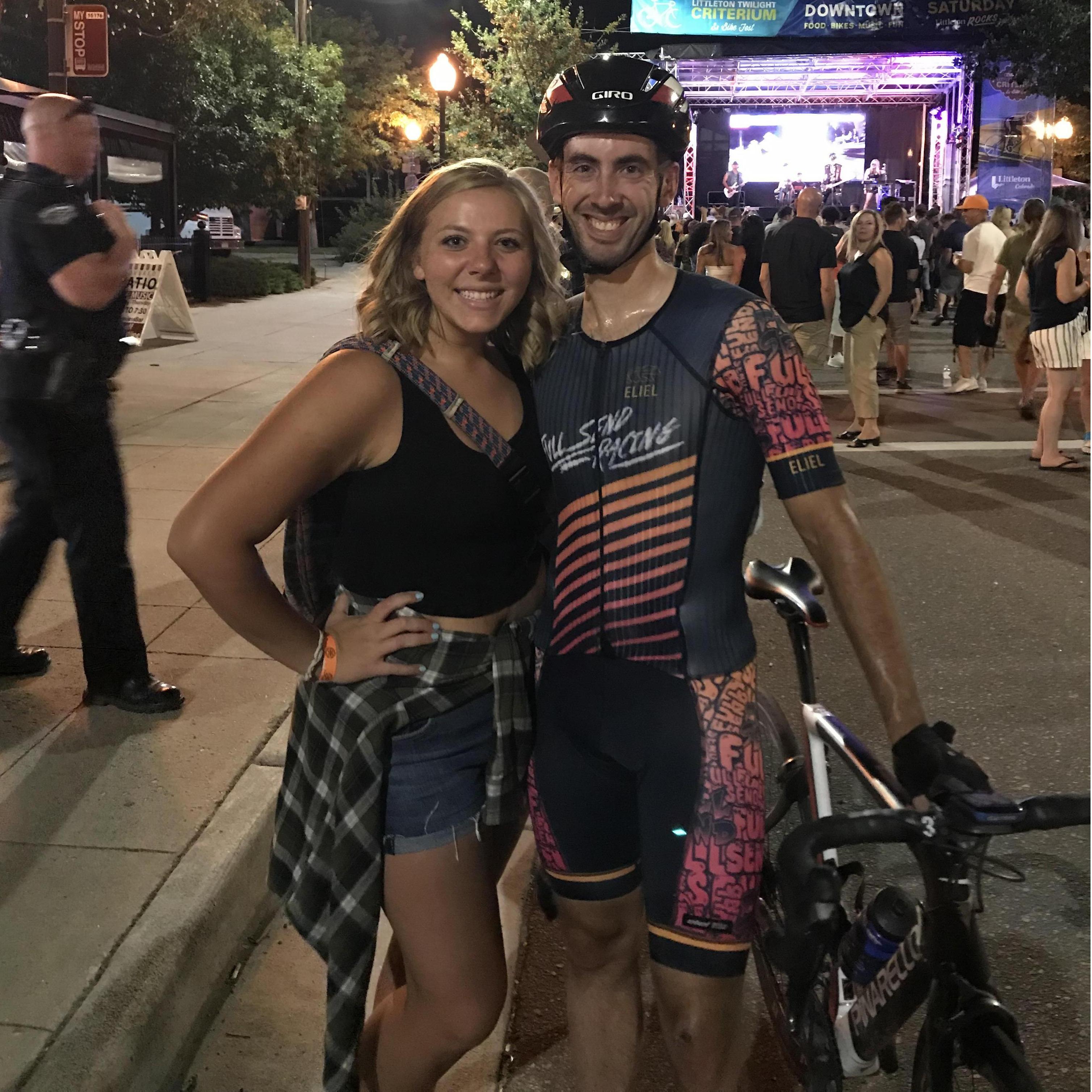 After the Littleton Twilight Criterium, 2019