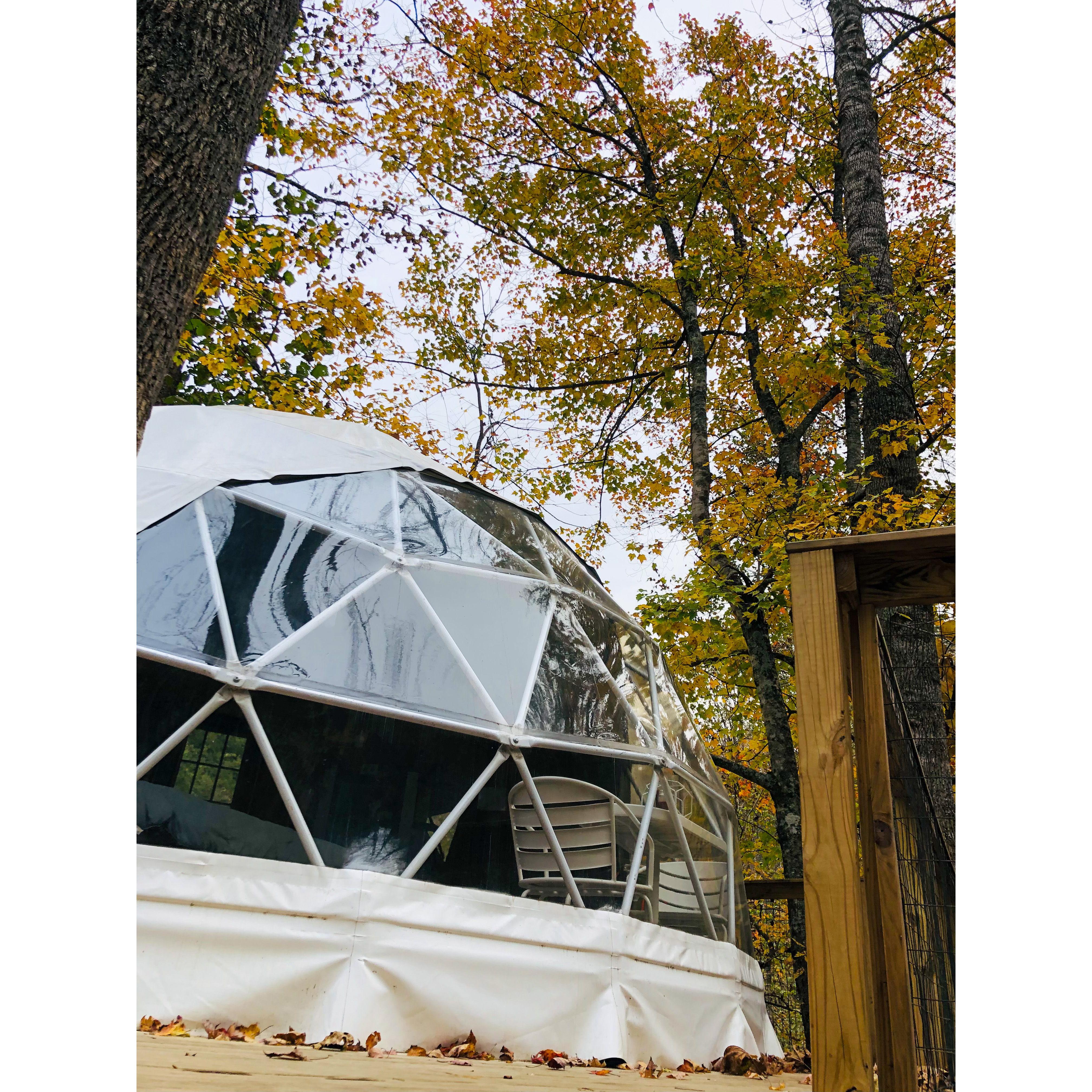 Dome Glamping, Blue Ridge Parkway, NC