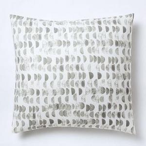 Organic Half Moon Euro Sham, Platinum