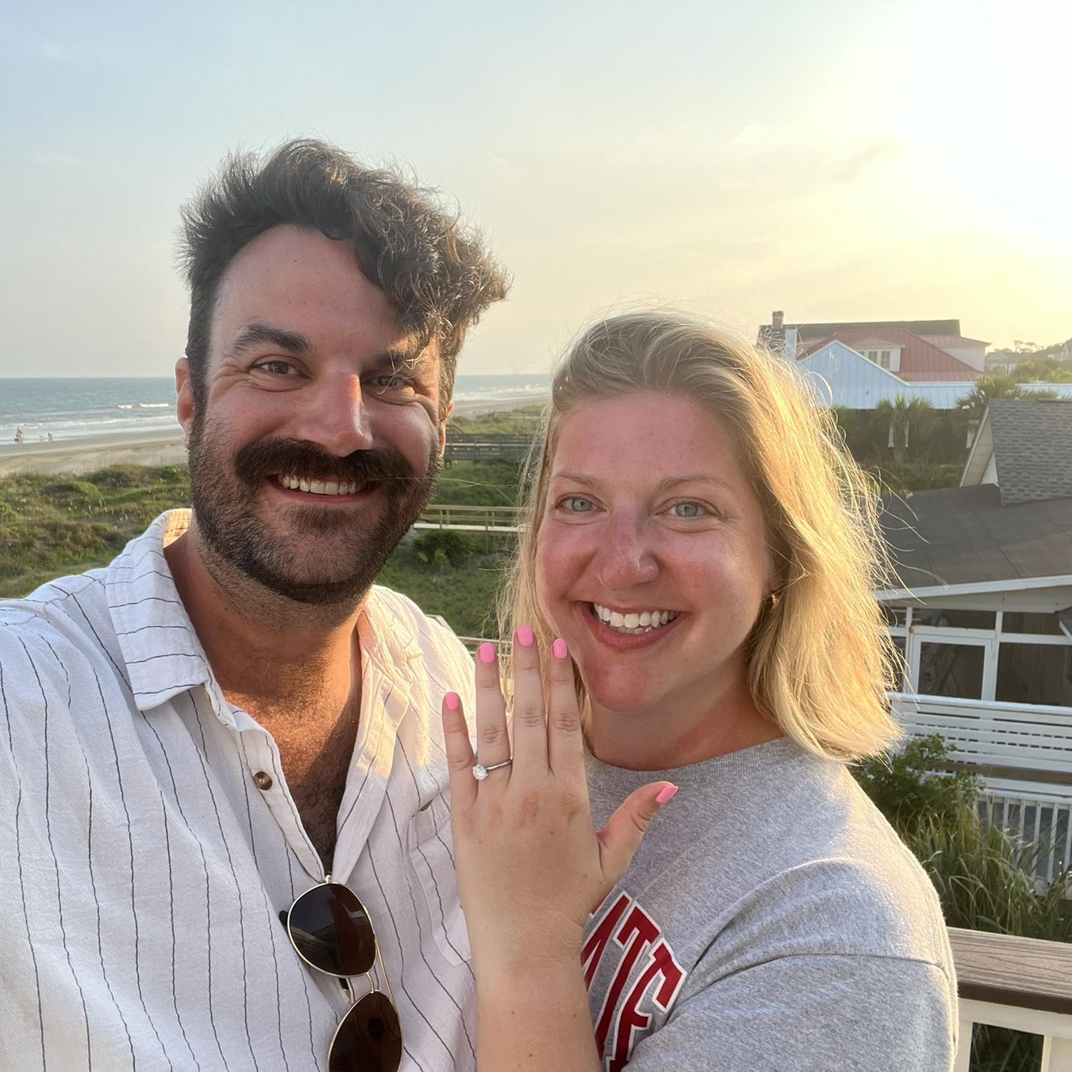 The first thing AnnaBell said to Stephen when he proposed, before she even said yes, was “You let me wear this?!”