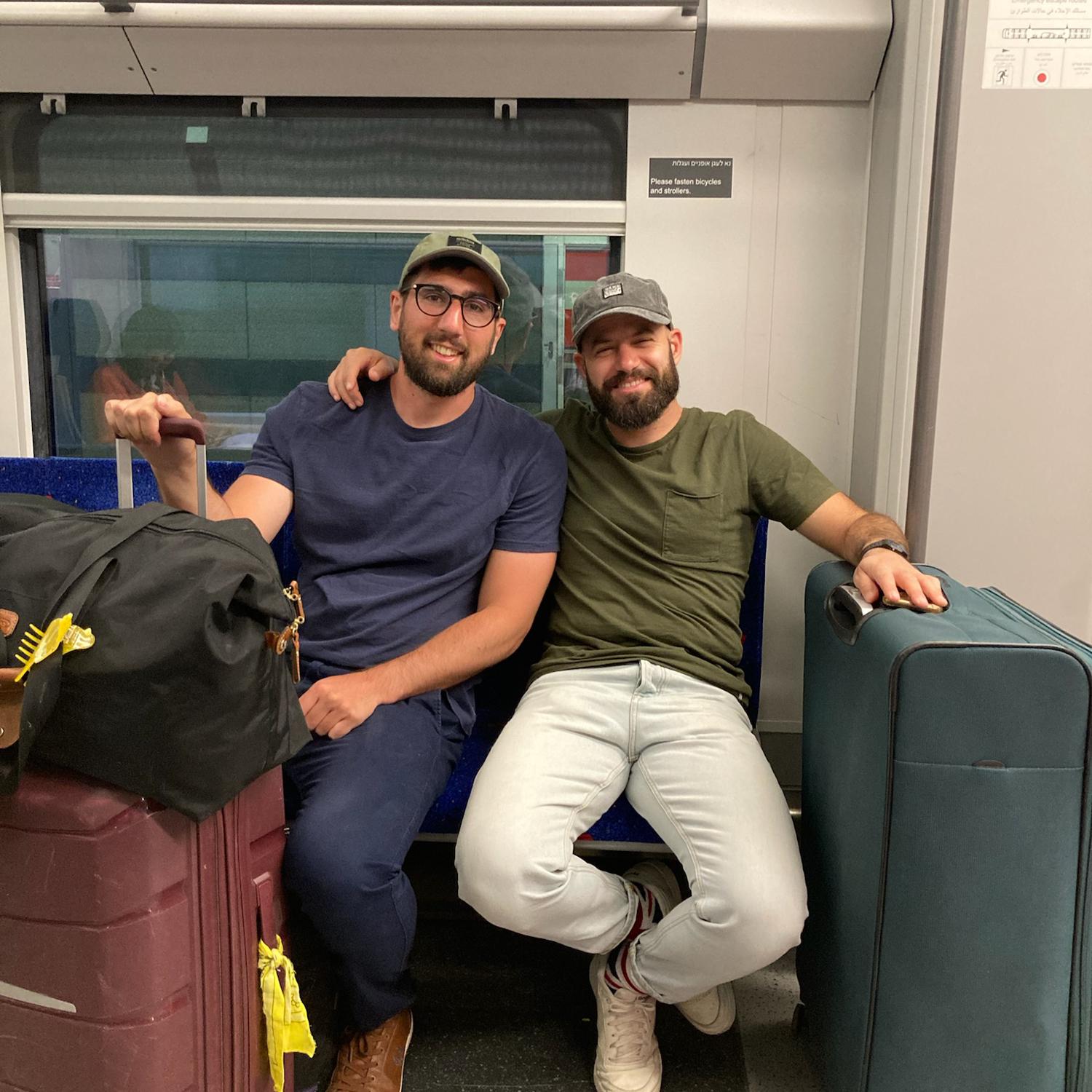 Subway rides with Eugene's cousin Eldad