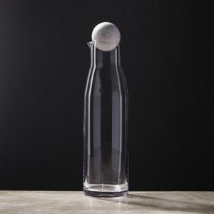 Gilda Marble and Glass Decanter-Pitcher