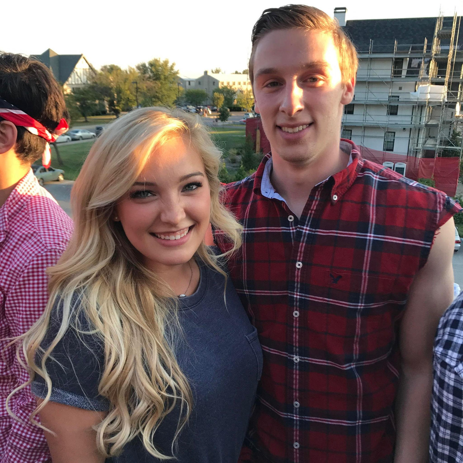 Our first photo together! Sorority date party