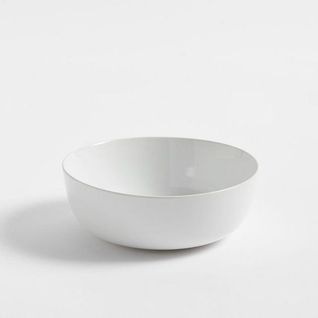 Mason Glossy Stoneware Individual Bowl, Set of 4 - Glossy True White