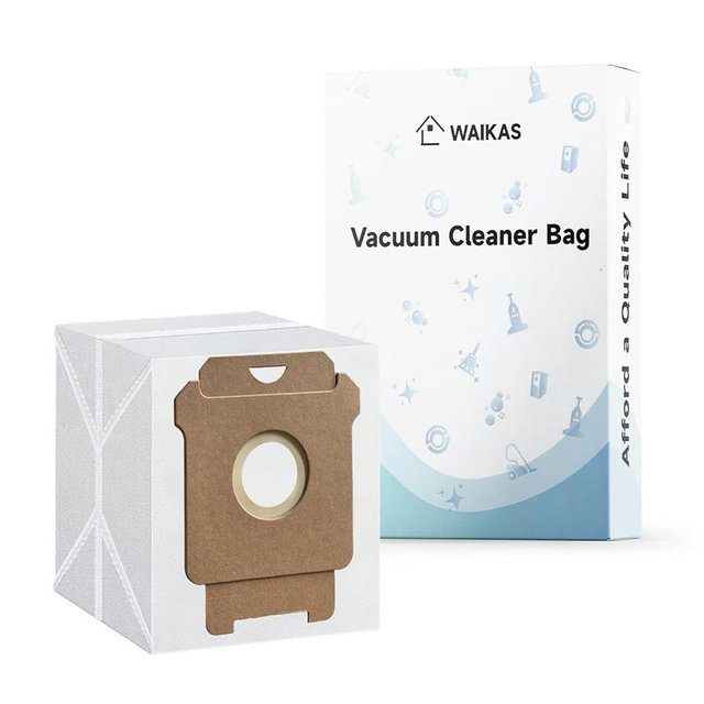 WAIKAS 6 Pack Replacement Roomba Vacuum Bags for iRobot Roomba 104 105 405 505 705 Combo 10 Max, 2 Essential, i7+ i3+ i4+ i6+ i8+ j7+ j9+ s9+, i s j Series, All Clean Base Automatic Dirt Disposal Bags