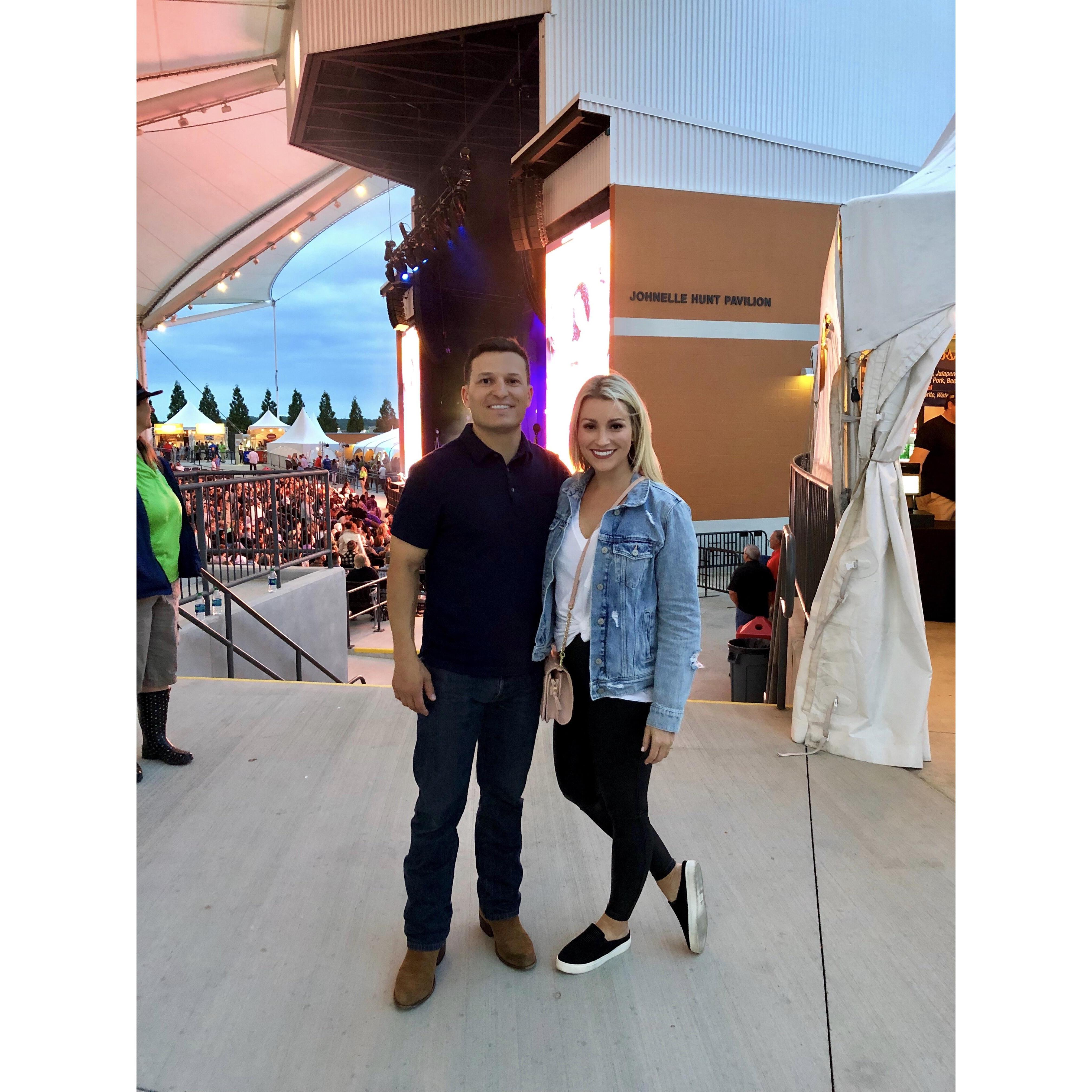 Our first of many concerts at the AMP - Leon Bridges