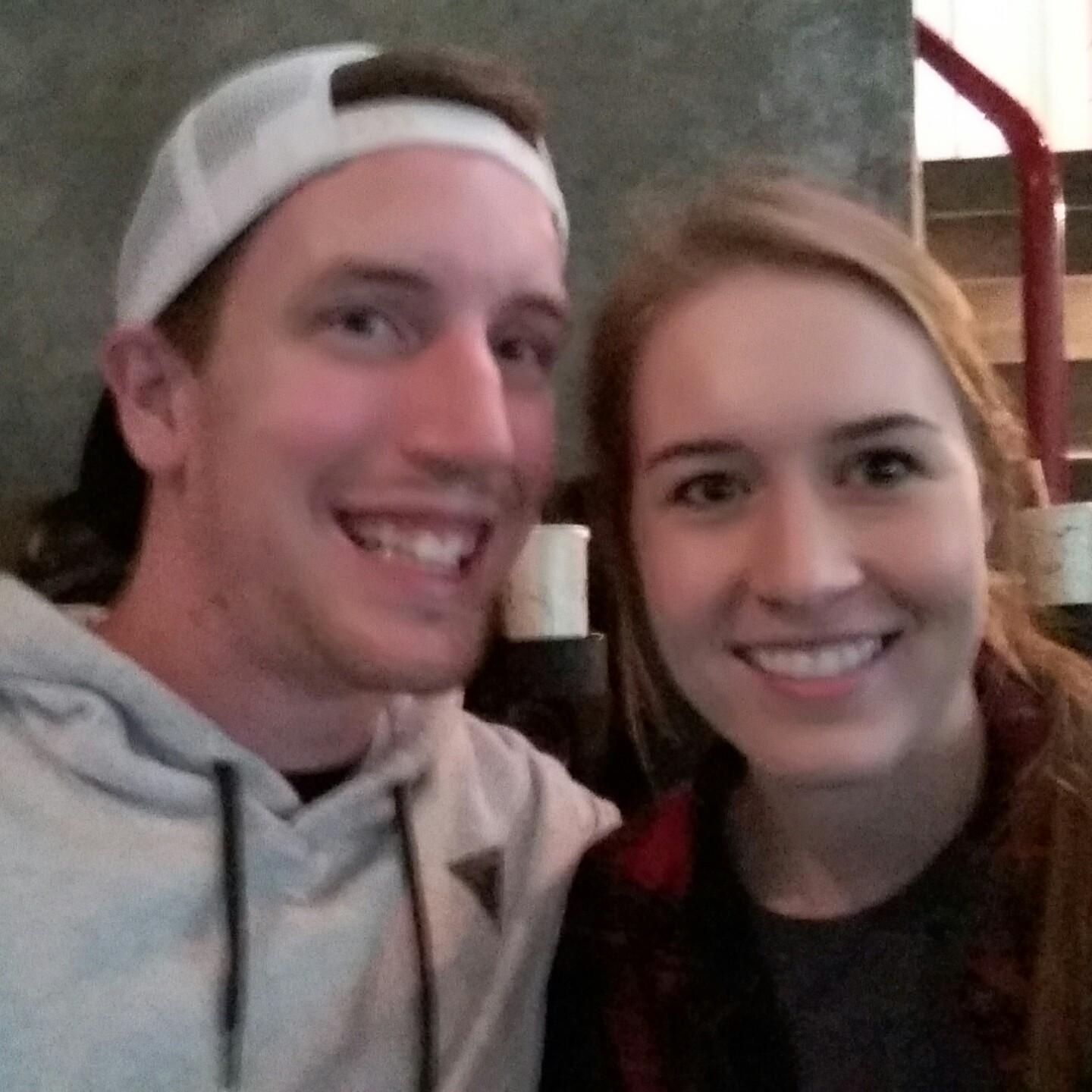 Hockey game! One of our favorite sports.