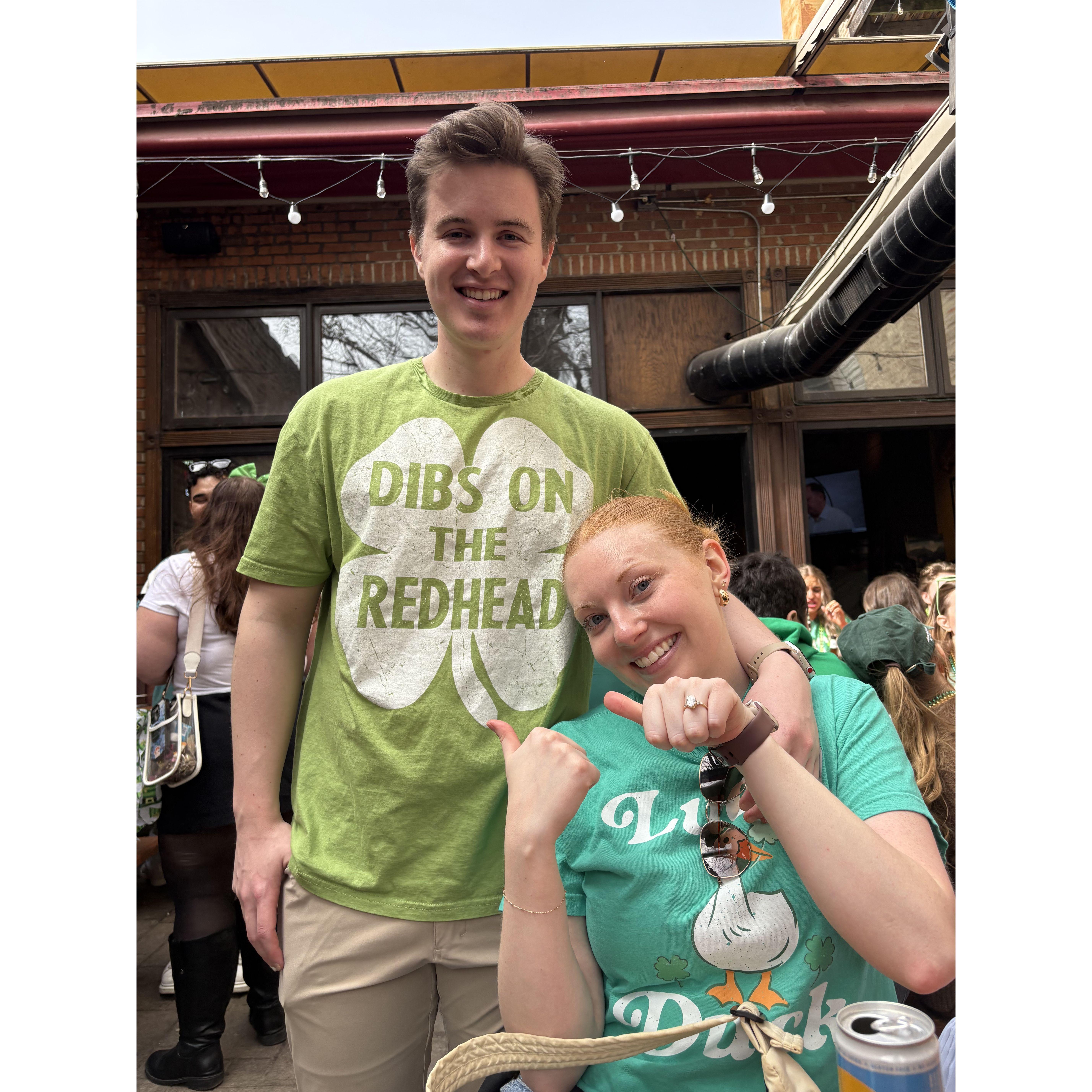 Our first St. Patricks Day celebration in Chicago!