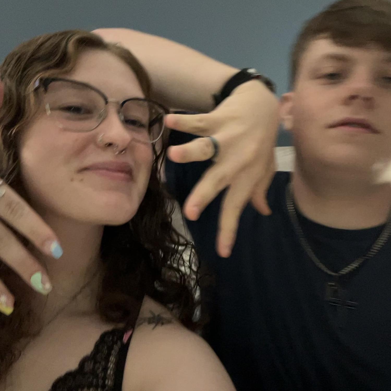 The night we got engaged !!