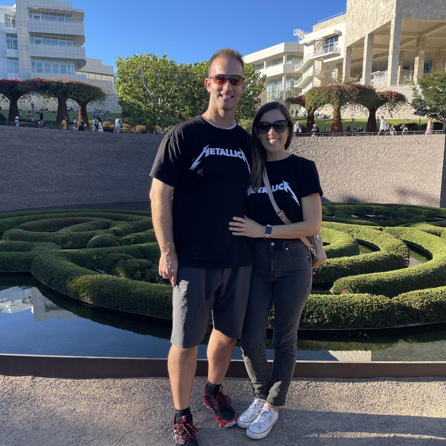 The Getty, right after seeing a Metallica cover band