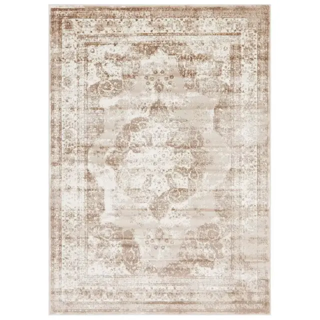Unique Loom Salle Garnier Sofia 7' x 10' Area Rug in Beige