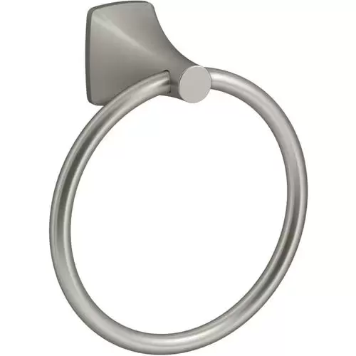 KOHLER Maxton Brushed Nickel Wall Mount Towel Ring