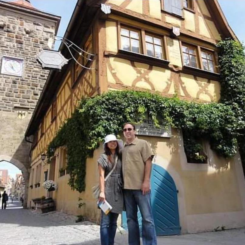 How funny we dressed. Rothenburg 2011.