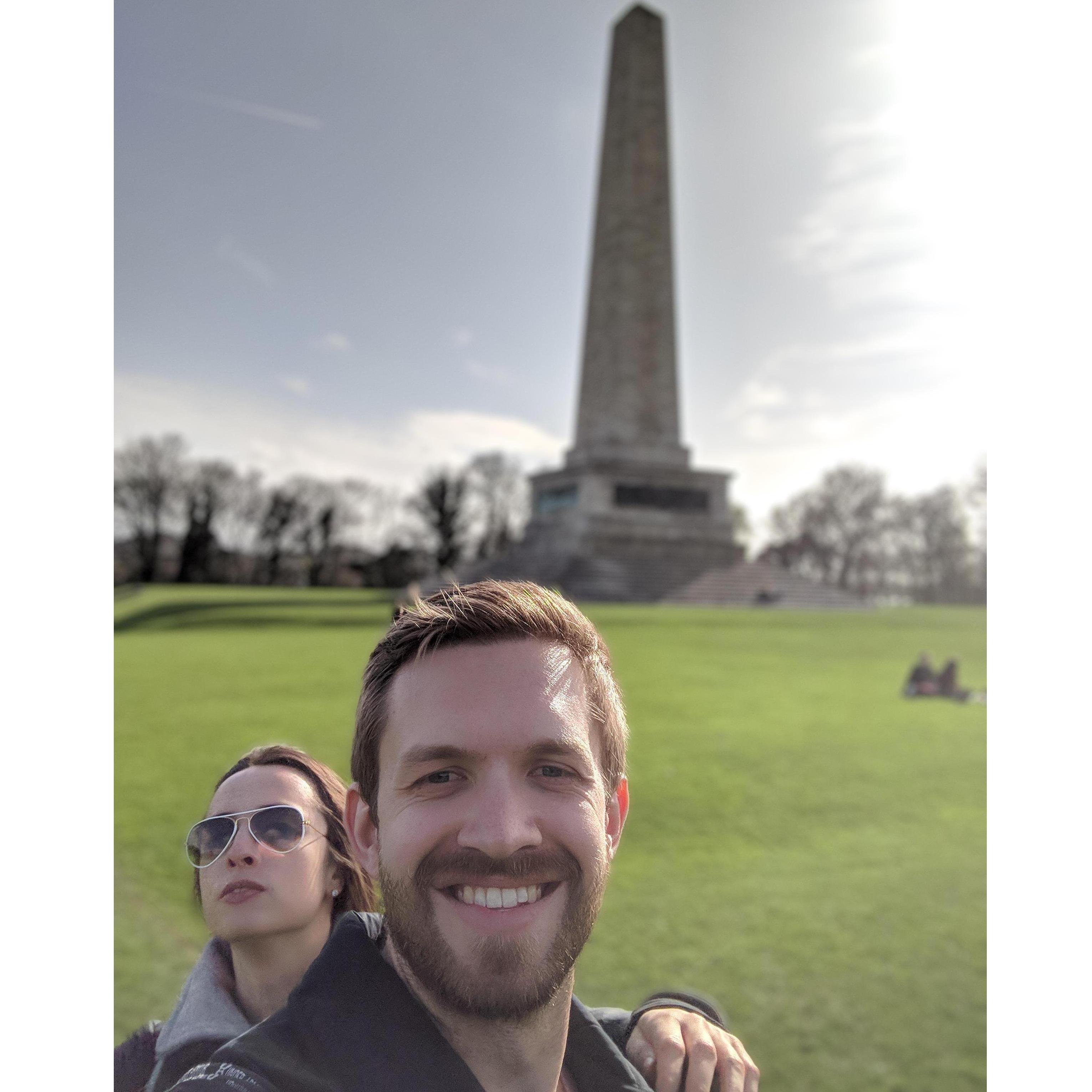 Dublin, Ireland. Kayla didn't know Max was taking the picture.