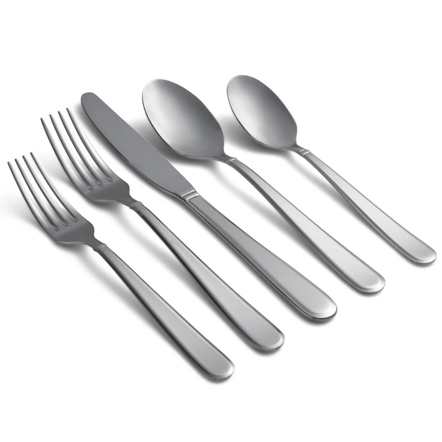 Cambridge Rosalind Mirror 42-pc. Flatware Set