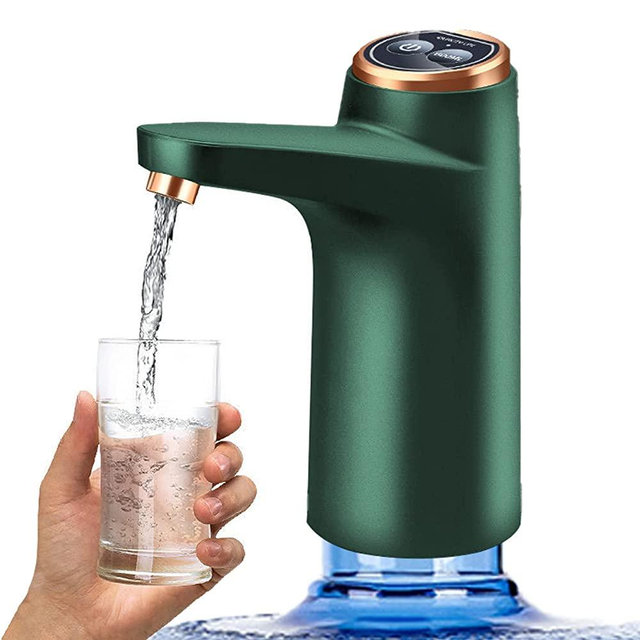 Portable Water Dispenser for 5 Gallon Bottle， Food Grade Silicone Tube Will not Rust Water Dispenser，USB Charging Water Bottle Pump Easy to use 5 Gallon Water Dispenser