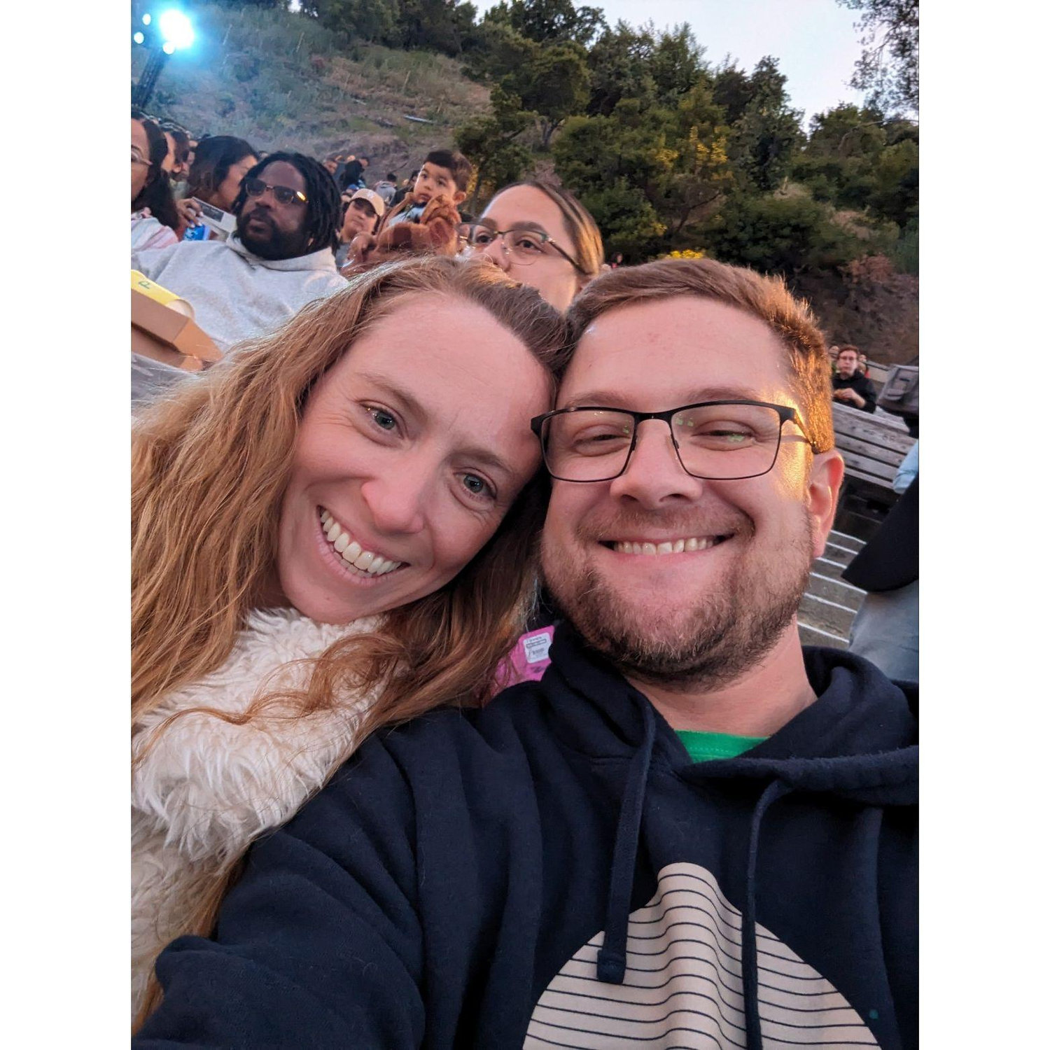 Lion King at the Hollywood Bowl, one of our first dates