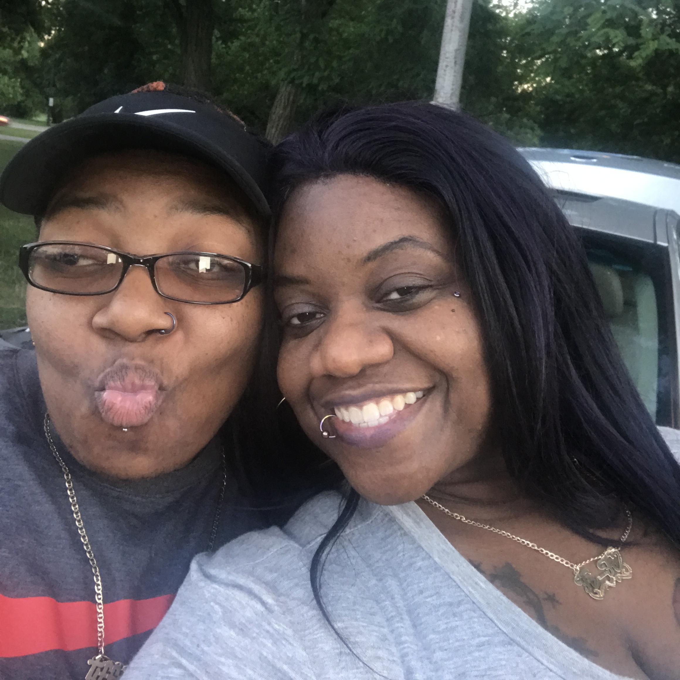 Being silly enjoying a moment !