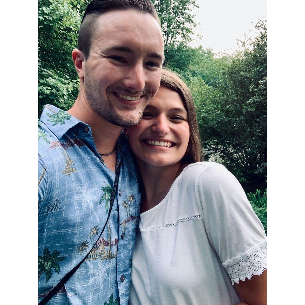 Our first "official" date as a couple