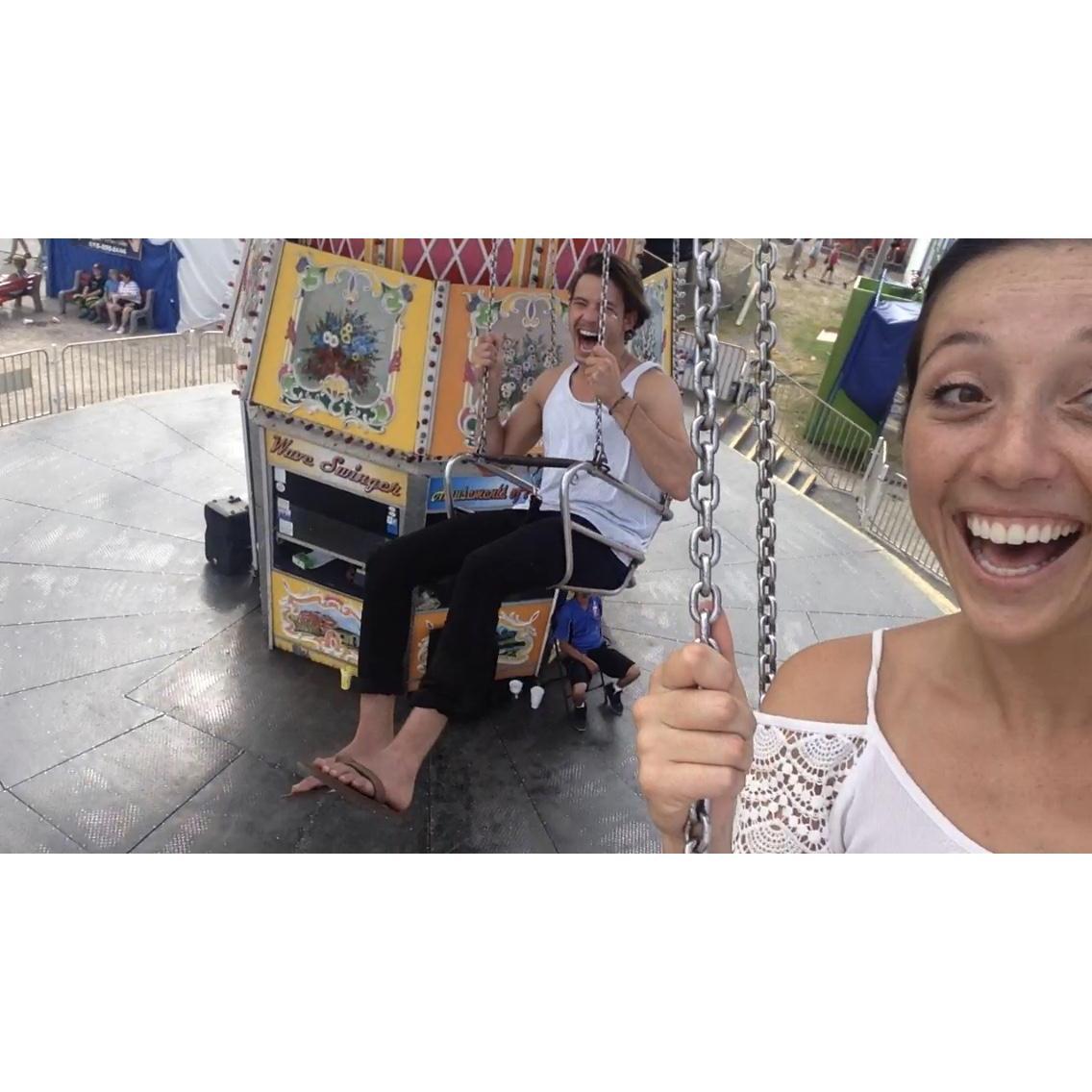 The amount of love this man has for the fair...