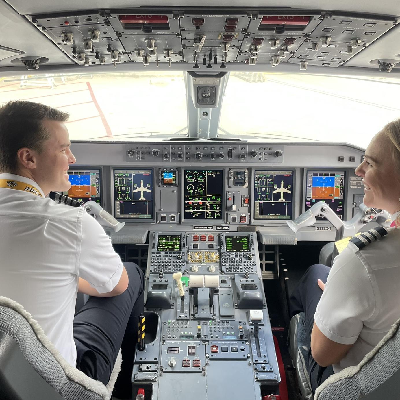 First time flying together. February 2024.