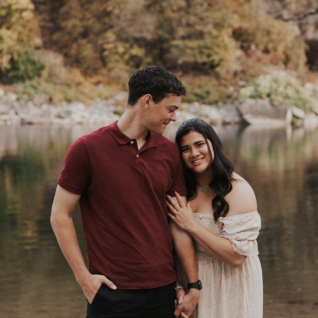 "look at her like you love her". Their photographer was great! She helped these two pose in a way that best reflects their personalities and love for each other.