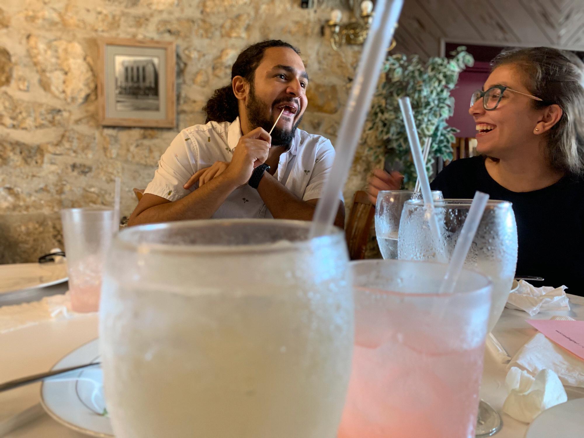 Catering tasting! (candids are the best)