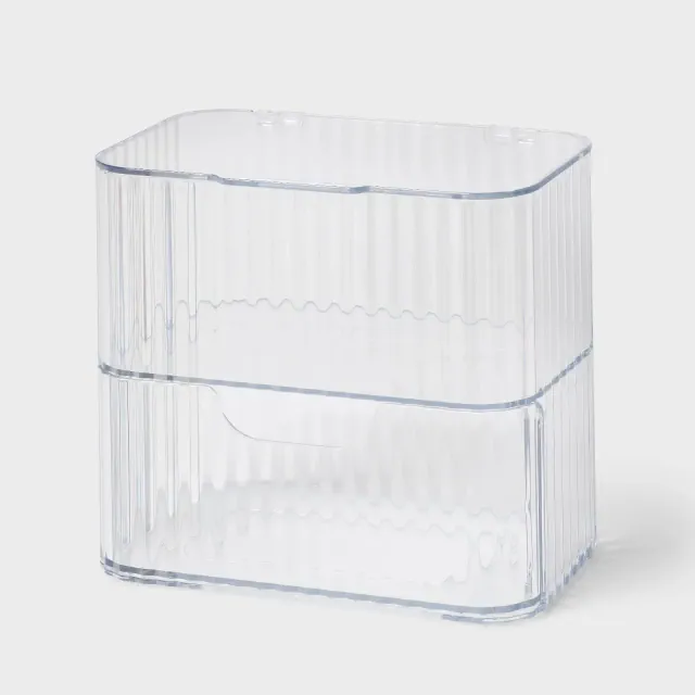Washer Pod and Dryer Sheet Storage Bin Clear - Brightroom™