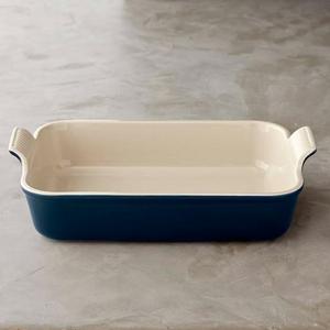 Le Creuset Heritage Stoneware Rectangular Dish--9x12 Matte Navy