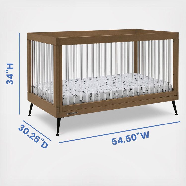 HELLOS　Butterfly TARP khaki Delta Children, Sloane 4-in-1 Acrylic Convertible Crib | Zola Baby