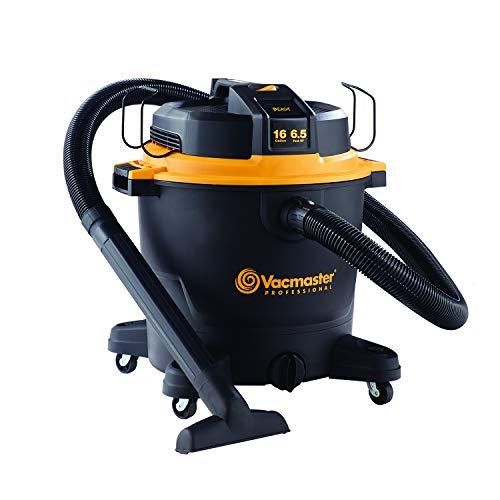 Vacmaster Professional - Professional Wet/Dry Vac, 16 Gallon, Beast Series, 6.5 HP 2-1/2" Hose (VJH1612PF0201), Black