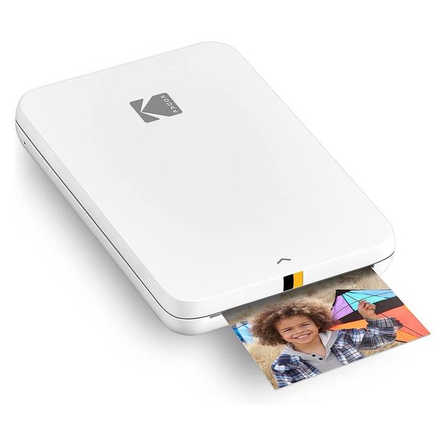 Kodak Step Slim Instant Mobile Photo Printer Wirelessly Print 2x3 Photos on Zink Paper with iOS & Android devices